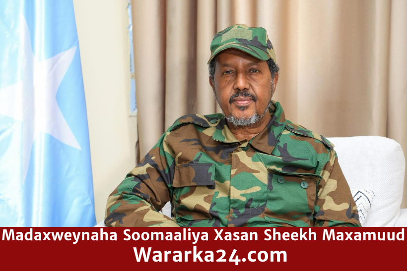 Madaxweynaha Soomaaliya Xasan Sheekh Maxamuud