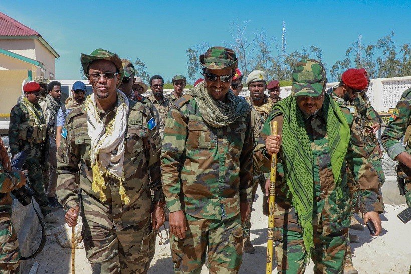 Madaxweyne Xasan Sheekh oo ku hoyday Cadale,