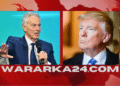 Trump oo taageeray soo jeedinta Tony Blair ee ku saabsan mustaqbalka Gaza