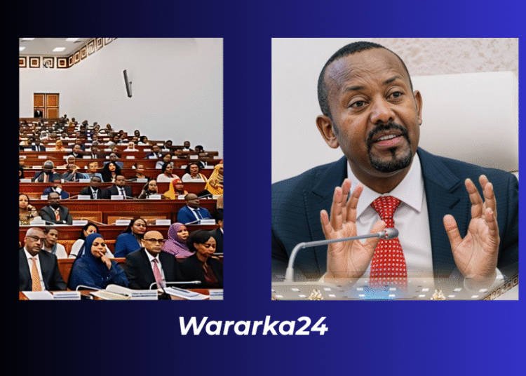 Xildhibaannada Soomaalida Itoobiya oo ka aamusay su’aalihii Ra’iisul Wasaaraha abiy axmed