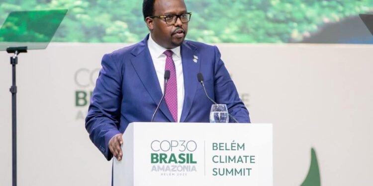 RW ku Xigenka Saalax Axmed Jaamac oo Soomaaliya ku matalay Shir ka dhacay Brazil..