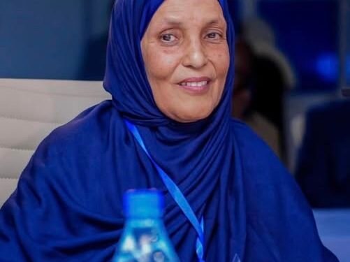 Maryan Qaasim oo kusoo baxday kursiga Guddoomiyaha Guddiga Xuquuqul Insaanka Soomaaliyeed