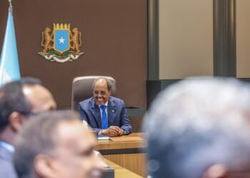 Xasan Sheekh oo Golaha Mustaqbalka Soomaaliyeed kuso dhaweeyey Madaxtooyada Qaranka