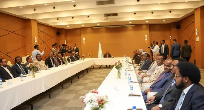 Is-afgarad Hordhac ah oo laga gaaray in Shirka Dowladda iyo Mucaaradka