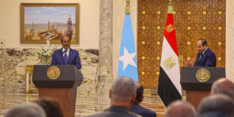 Madaxweyne Xasan Sheekh Oo u Mahadceliyay Masar taageeradeda ku adan midnimada Somalia