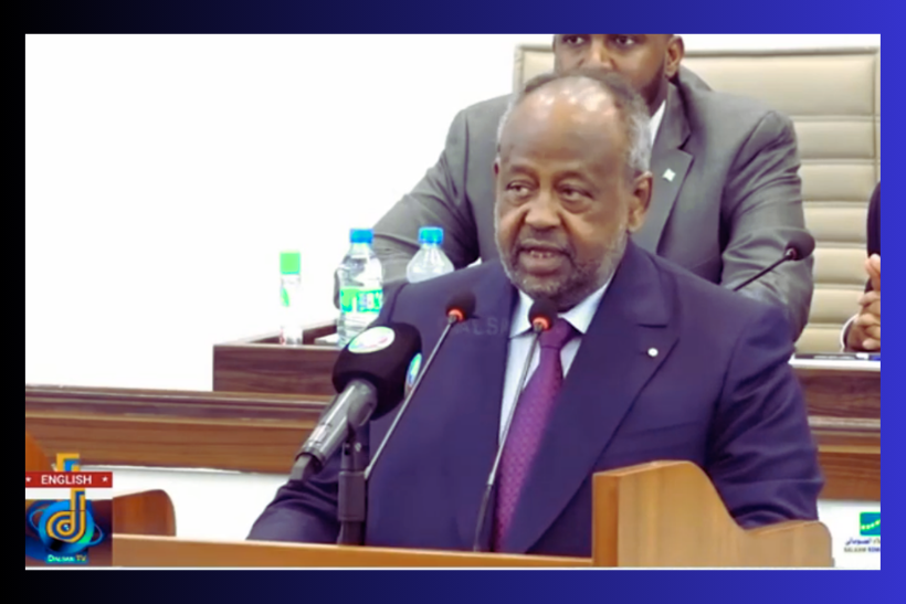 Madaxweynaha Jamhuuriyadda Jabuuti oo shaaciyey in DF aan lagala tashan duqeymaha Mareykanka ee Soomaaliya