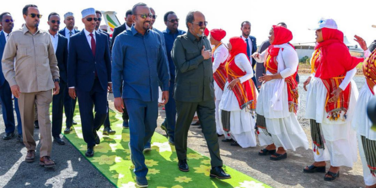 Xasan Sheekh Maxamuud ayaa ka qeyb galay Mashaariic horumarineed oo laga hirgeliyay Dowlad Deegaanka Soomaalida.