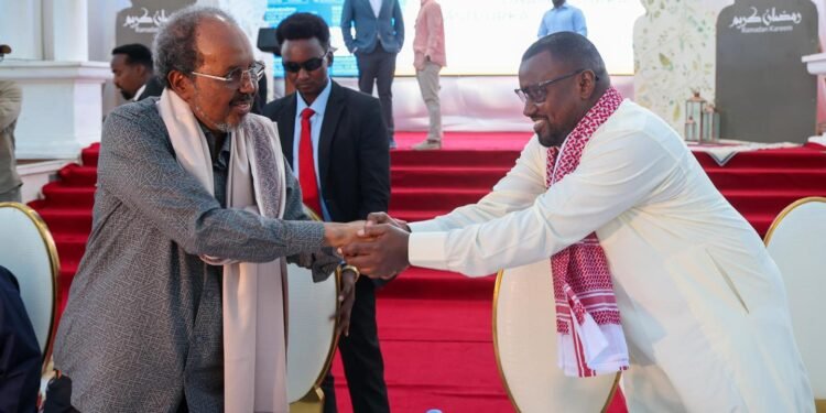 Madaxweyne Xasan Sheekh oo Xildhibaannada Labada Aqal Ku Maamuusay Kulan Afur ah
