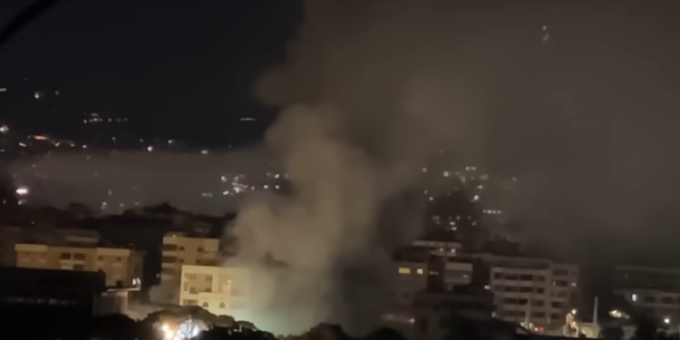 Israa’iil aya Duqeymo Culus ka Fuliyey Koonfurta Beyruut kadib Weerarradi Xisbullah