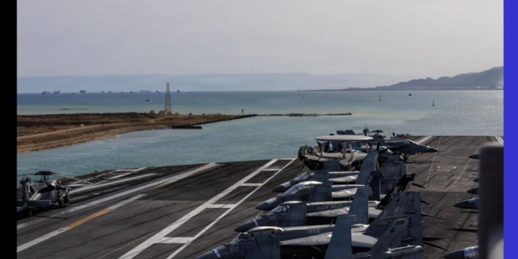 Markabka USS Gerald Ford oo Ku Wajahan Badda Carabiya Iyadoo Xiisaddu Kacsan Tahay