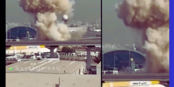 Drone Lagu Weeraray Garoonka Diyaaradaha Dubai