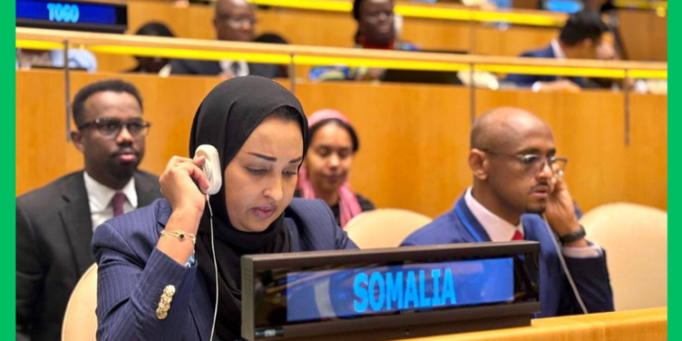 Wasiirka Qoyska Soomaaliya oo Khudbad ka Jeedisay Shirka Haweenka Adduunka