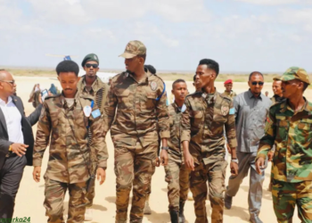 DF Soomaaliya oo saraakiil sare u dirtay Baraawe si loo xoojiyo amniga