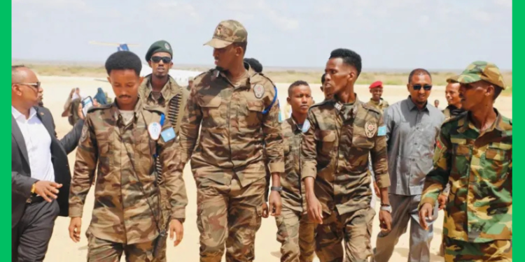 DF Soomaaliya oo saraakiil sare u dirtay Baraawe si loo xoojiyo amniga