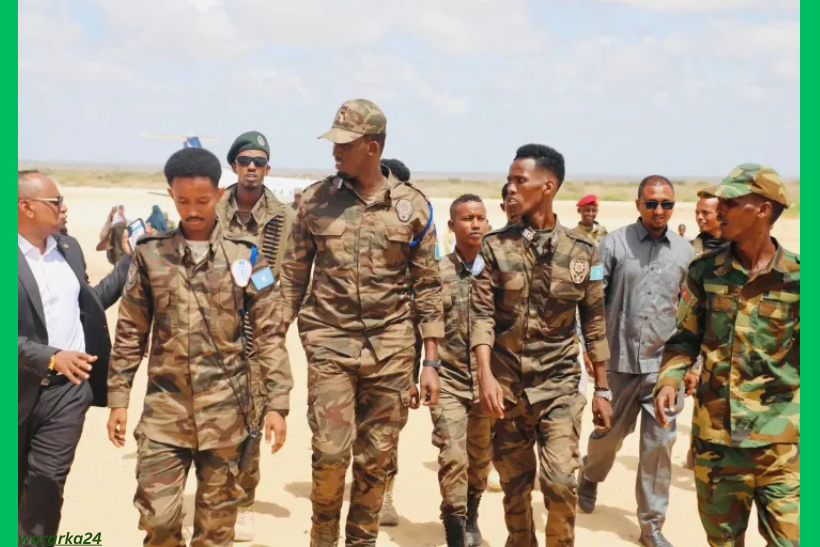 DF Soomaaliya oo saraakiil sare u dirtay Baraawe si loo xoojiyo amniga