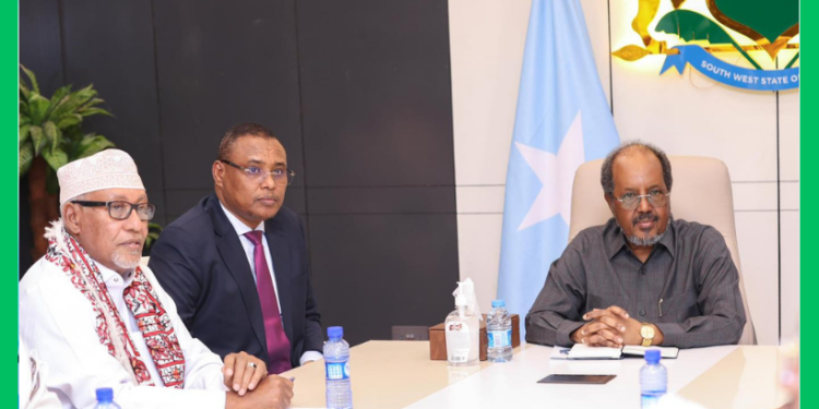 Villa Somalia oo faah faahisay qorshaha Xasan Sheekh ee Koonfur Galbeed