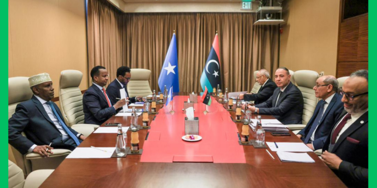 Soomaaliya iyo Liibiya oo ka wada hadlay tahriibka dhalinyarada+sawiro