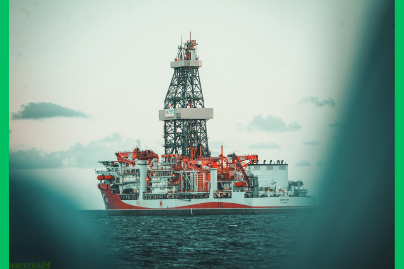 Markabka Çağrı Bey oo u amba baxay ceelka Curad-1 si uu bilaabo howlgalka shidaalka