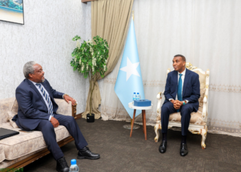 Xamza oo la kulmay safiirka Kenya ee Soomaaliya