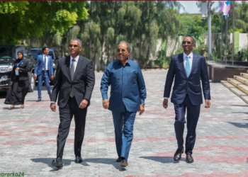 Xasan Sheekh iyo Mahad Salaad oo isku khilaafay doorashada Galmudug