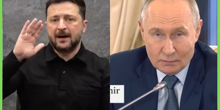 Madaxweynaha Ukraine Zelensky oo Putin ugu baaqay kulan fool ka fool ah+ Jawaabta