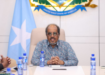 Xasan Sheekh oo hambalyo u diray Madaxweynaha cusub ee Koonfur Galbeed