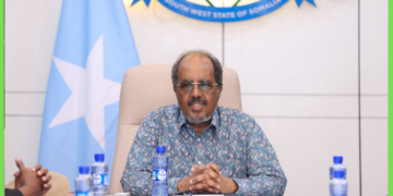 Xasan Sheekh oo hambalyo u diray Madaxweynaha cusub ee Koonfur Galbeed