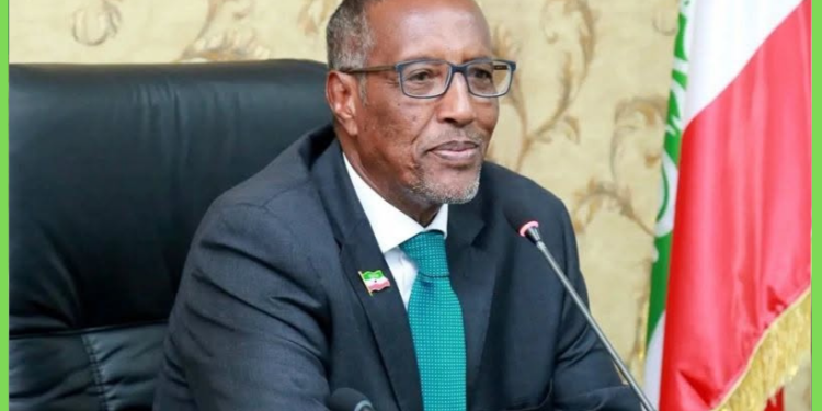 Muuse Biixi oo Somaliland uga digay isbeddellada siyaasadeed ee gobolka