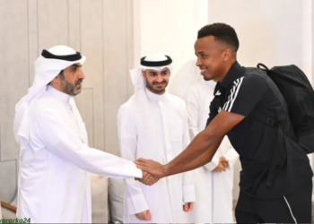 Xiriirka Kubadda Cagta Kuwait oo si weyn u soo dhoweeyey Cumar Cartan + sawiro