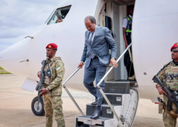 Madaxweyne Xasan Sheekh oo gaaray magaalada Baydhaba + sawiro