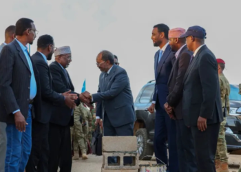 Madaxweyne Xasan Sheekh oo Baydhaba ka dhagax dhigay waddo muhiim ah