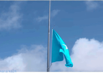 Calanka Soomaaliya oo hoos lodhigtay kadib geerida Amiirkii hore ee Qatar