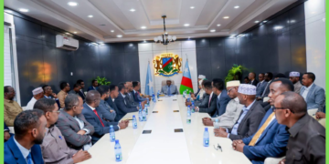 Aadan Madoobe oo kulan la yeeshay Golihiisa Wasiirrada iyo Qodabada laga hadlay