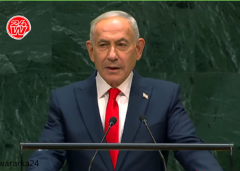 Netanyahu oo difaacay tallaabada milateriga Israa’iil xilli ay wakiillo ka baxeen hoolka ka hor khudbaddiisa QM