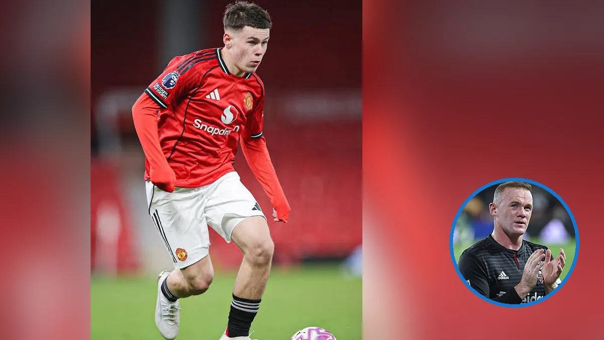 Kai Rooney oo afar gool u dhaliyay Manchester United U18