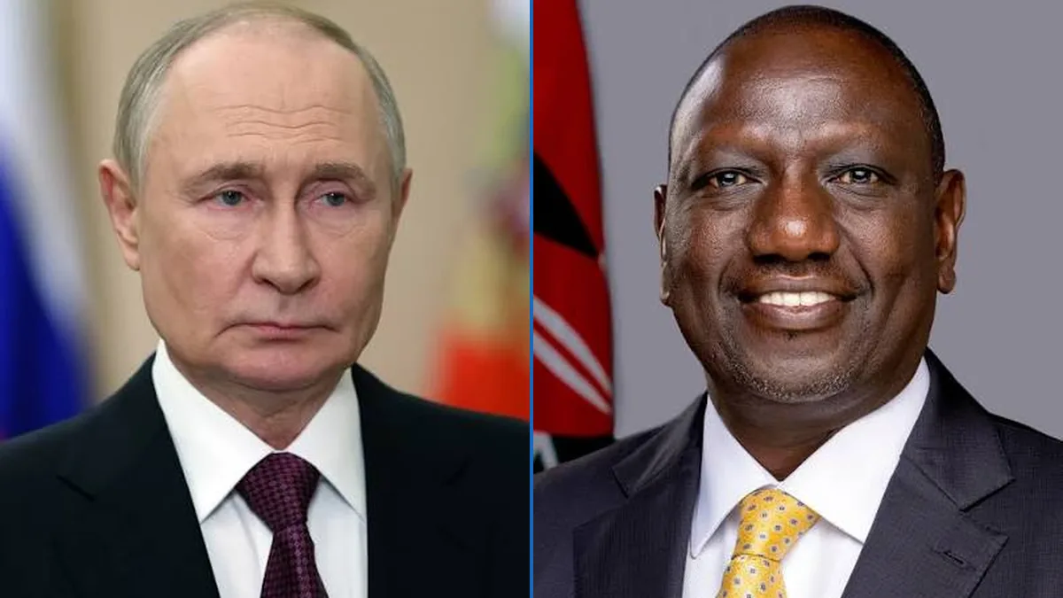 Madaxweyne Ruto oo Moscow u ambabaxay, iyo la kulanka Putin